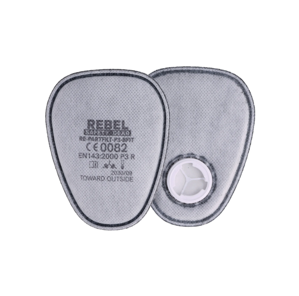 Rebel Airmaxx Particulate Filter P3 with Bayonet Fitment - 5 Pairs