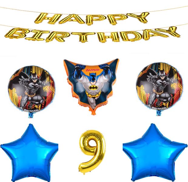 Batman balloon set 9 years