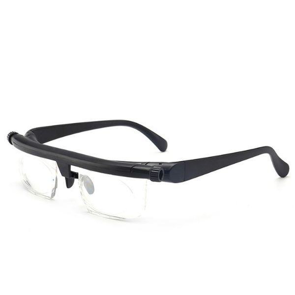 Adjustable Strength Lens Reading Myopia Glasses for -6.00D to +3.00D