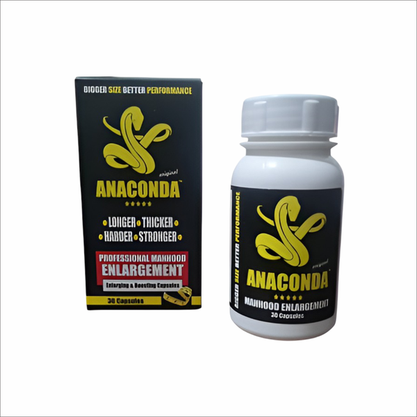 Anaconda Manhood Enlargement &amp; Booster - 30 Capsules for Men
