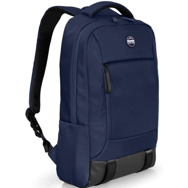 Port Torino II 15.6" Laptop Backpack - Padded Compartment, Blue Laptop Bag