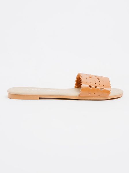 Junior Girls Pop Candy Slip On Sandal Tan