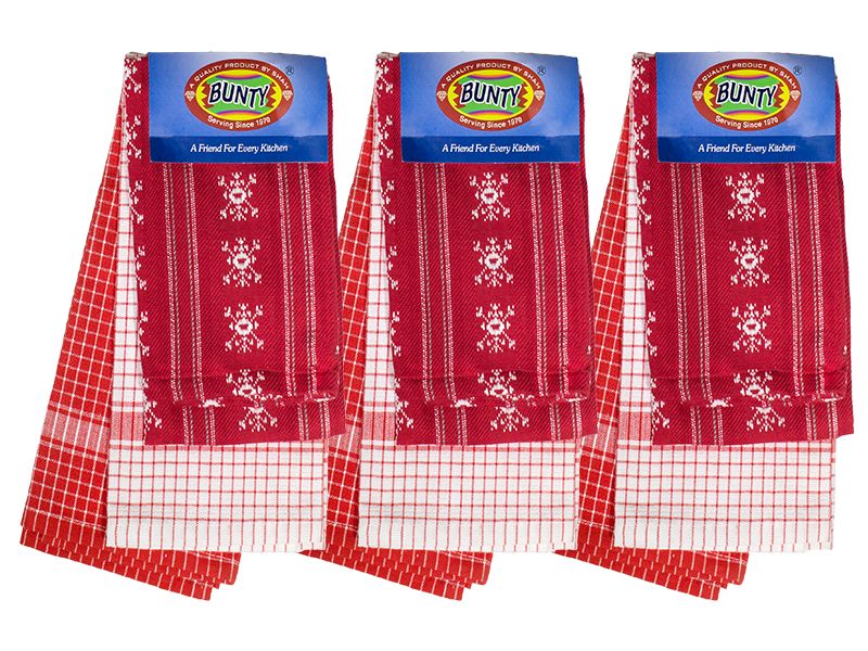 Bunty's Dish Cloth - Design 070 - 040x060cms - (9 Piece) - 271GSM