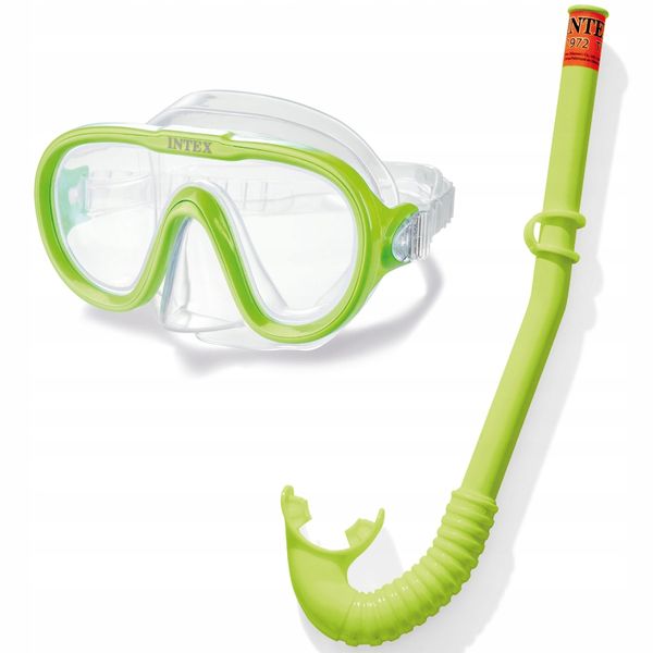 Intex 55642 Aquaflow Play Diving Swim Set - Green
