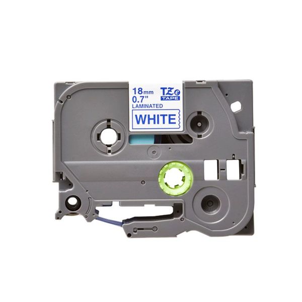 Compatible Brother TZE 243 Blue on White Labelling Tape – 18mm