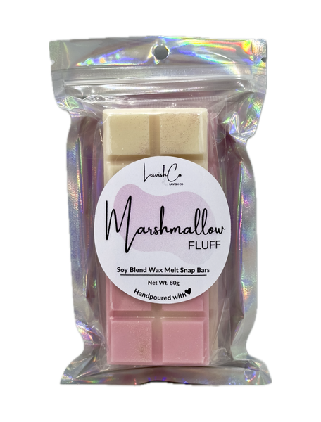 Wax Melt Snap Bars - Marshmallow Scented - 80g