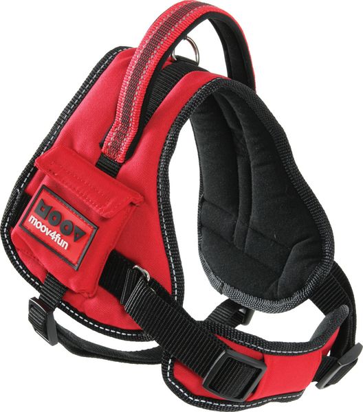 Zolux Comfort Adjustable Harness (Red) - Reflective, Visibility, Pet Leash