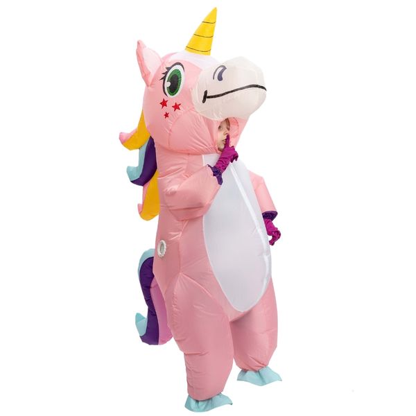 Adult Inflatable Costume - Baby Pink Unicorn