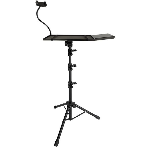 Projector Tripod Stand Adjustable Laptop Stand with Phone Holder Mouse Tray