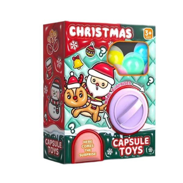 Gashapon machine toy, mini Christmas gashapon machine