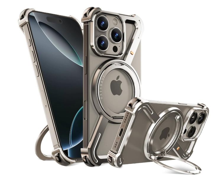 Metal-Aluminum Z Frame Case Compatible with iPhone 16 Pro Max (NT)