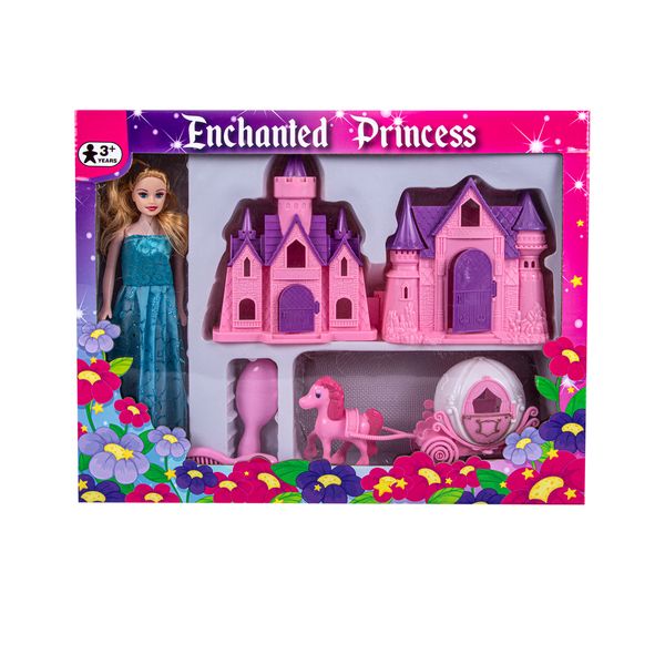 Enchanted Princes Fashion Doll with Castle and Accessories Playset