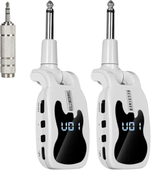 M+ Wireless Guitar and Instrument system with 16 Adjustable freq
