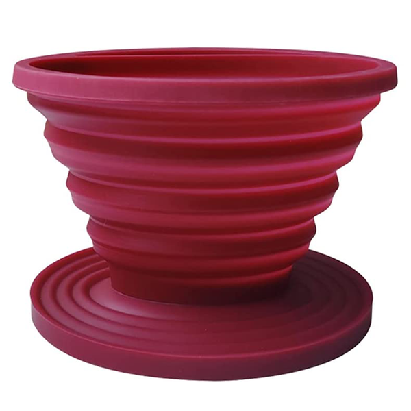 Collapsible Reusable Silicone Coffee Dripper For Hiking Camping