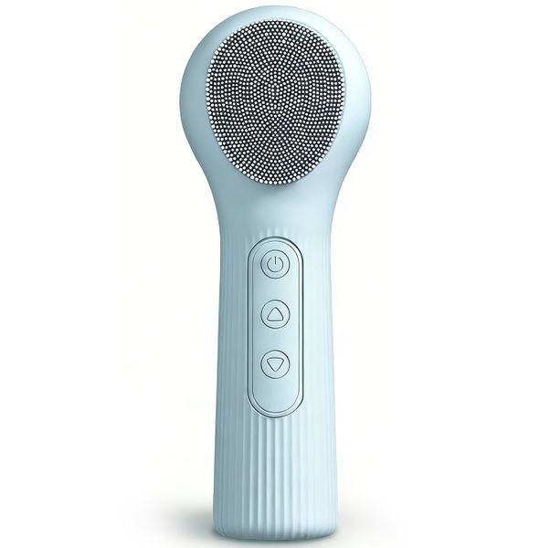 QYNIAL Electric Facial Cleansing Brush Silicone Waterproof Face Scrubber