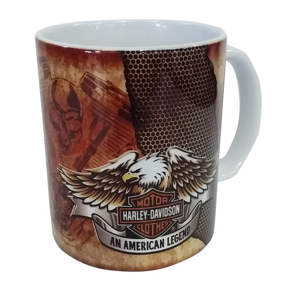 Vintage Coffee Mug - Harley Davidson-We only regret the rides we didnt take