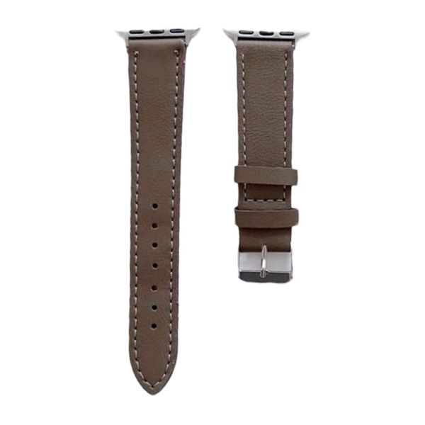 Stitch Detail PU Leather Band/Strap for Apple Watch - Sizes 38mm/40mm/41mm