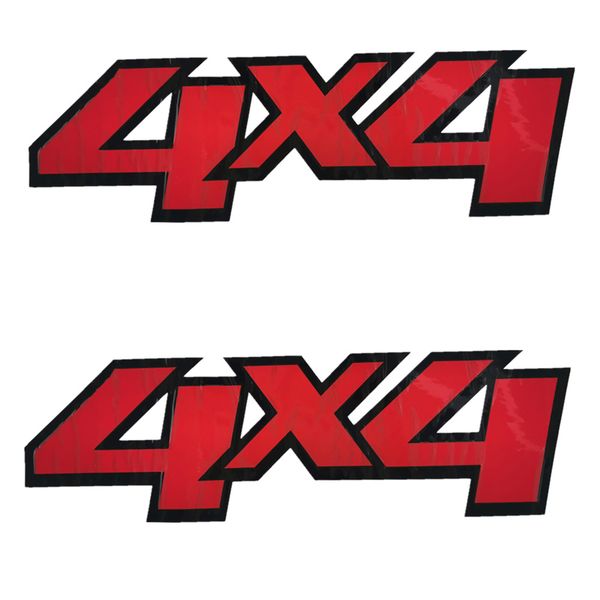 4x4 Decals Stickers Vinyl For Bakkies SUVs 40x12cm -Pack Of 2