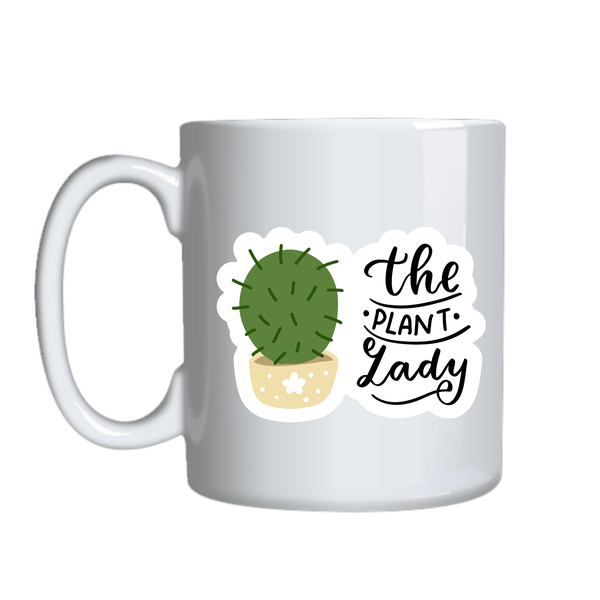 The Plant Lady Coffee Mugs for Succulant Lovers Graphic Cup Present 027