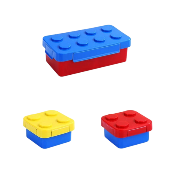 Brick-Shaped Lunch Boxes for Kids