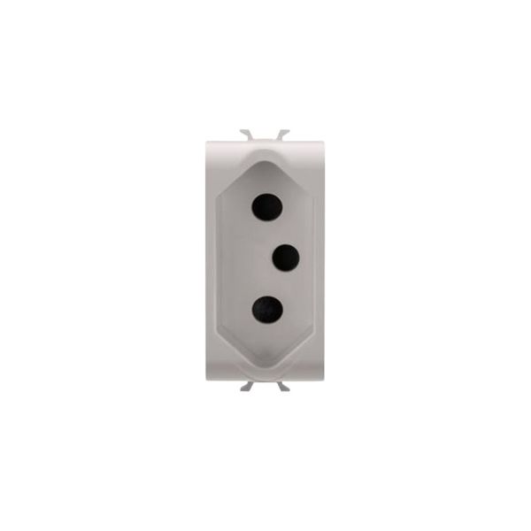 Gewiss - Chorus Socket-Outlet 2P+T 16A New SA Standard Satin Beige