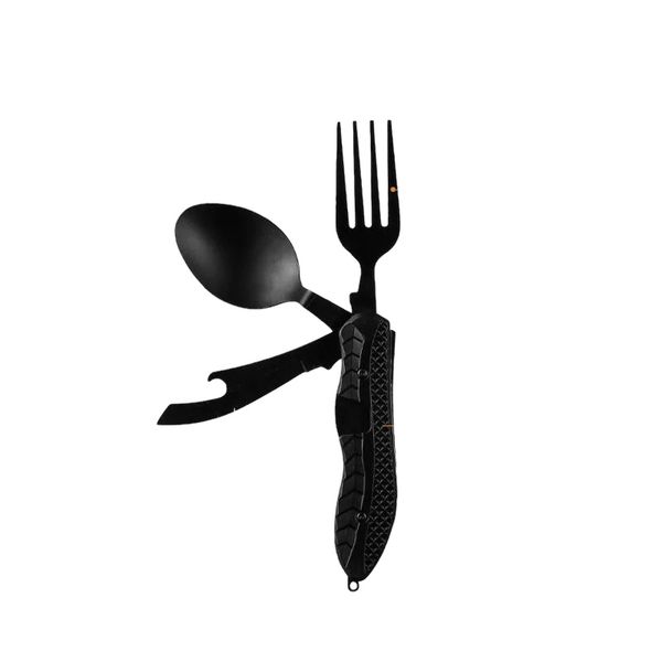 Outdoor Multifunctional Folding Camping Cutlery set-4 in 1