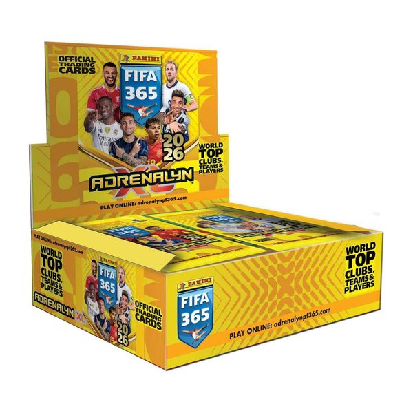 FIFA 365 2026 Soccer Trading Cards Booster Box (24 packets)