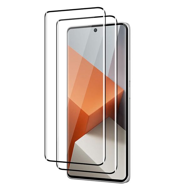 2-PACK Compatible With Redmi Note 13 Pro+ Plus [3D Curved] Screen Protector