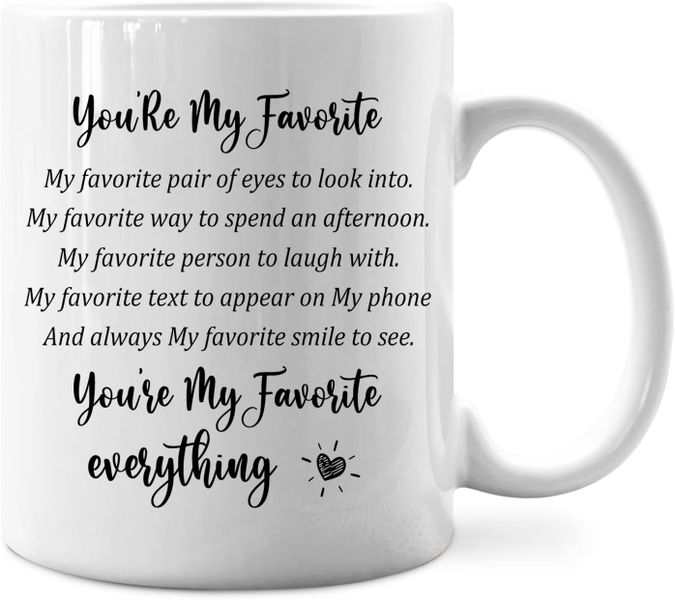 My Favourite Everything -Father's Day-Mother's Day-Valentines-Christmas Mug