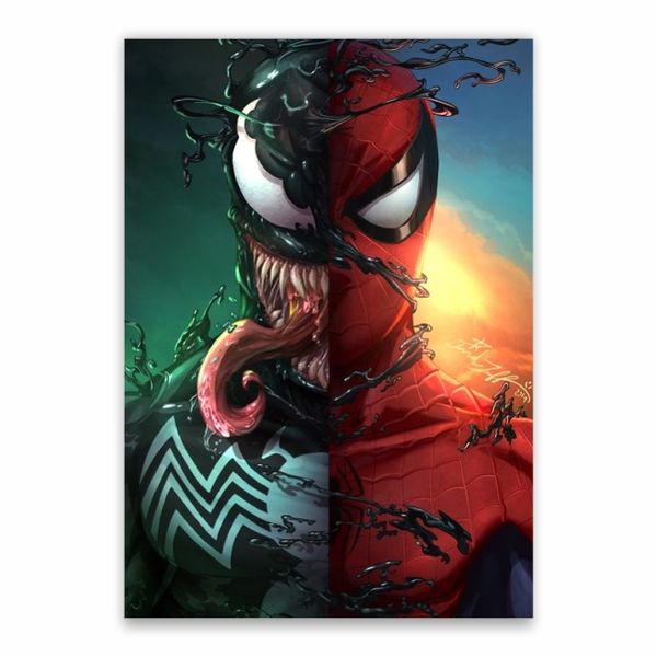 Venom And Spider-Man Poster - A1