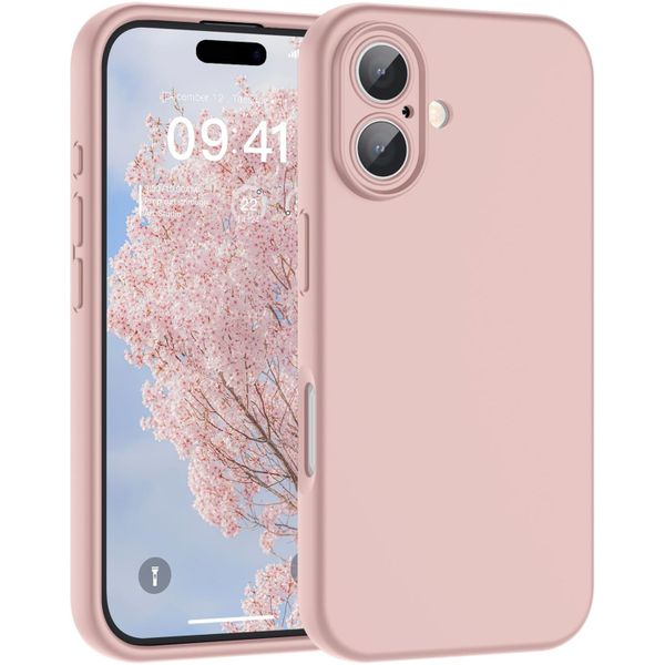 Compatible With IPhone 16Plus Liquid Silicone Phone Case