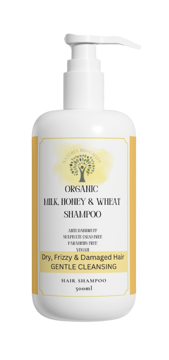 Natures Bio-Valley Milk, Honey & Wheat Sulphate Free Shampoo