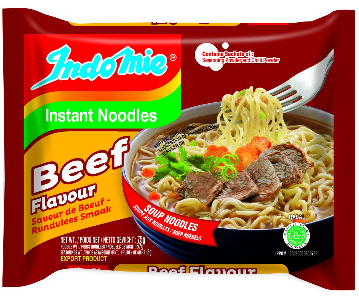 Indomie Beef Noodle 75 gr x 40 Units Shop Today. Get it Tomorrow