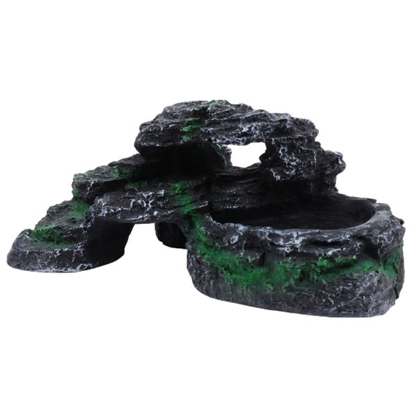 Pet Reptile Terrarium Turtle Climbing Platform For FishTank Decoration-19cm