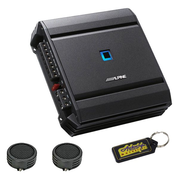 Alpine S-Series 4-Channel 640Watts Amplifier &amp; Evo Tweeters &amp; Key Holder