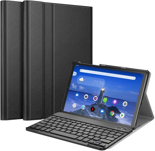 TUFF-LUV Bluetooth Keyboard case for Lenovo Tab M10 Plus / X606F