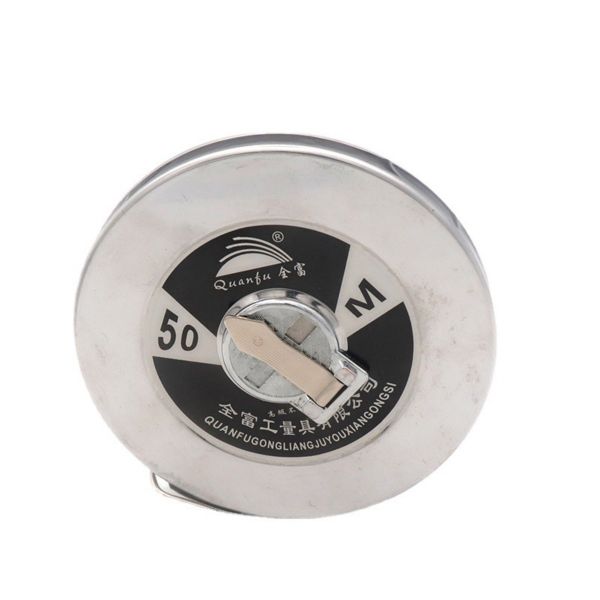 50-meter Steel Tape Measure Portable Disc Tape Measure