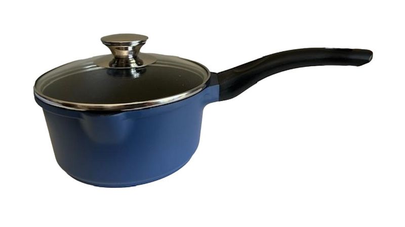 Wilko Stir It Up Cast Aluminium Saucepan- 18cm