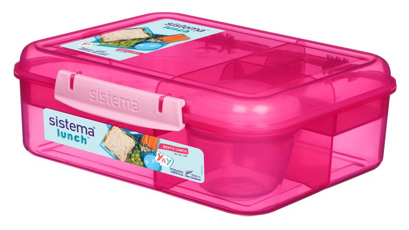 Sistema - Bento Lunch Box - Pink