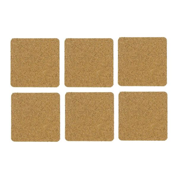 Eco Coaster Cork Square 6 Piece