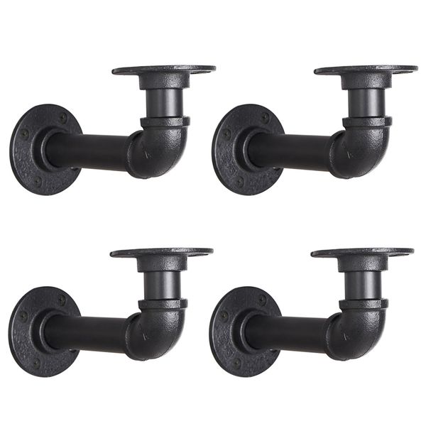 Wall Mounted Floating Shelf Brackets for Shelves,Pipe DIY Heavy Duty