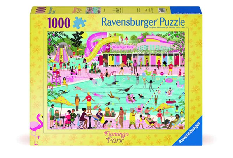 Ravensburger Puzzle Flamingo Park - 1000 Piece