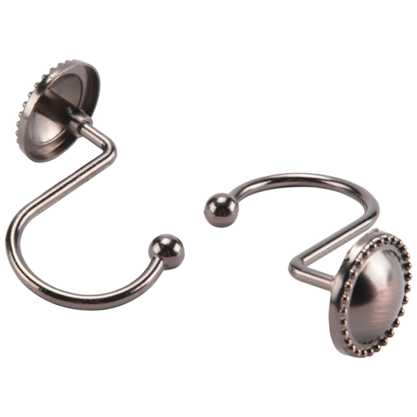 Shower Curtain Hooks Oil Rubbed Bronze Shower Curtain Rings 16 Pcs