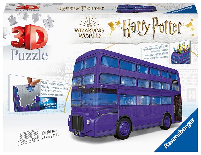 Ravensburger 216 Piece 3D Puzzle Vehicles -Knight Bus Harry Potter