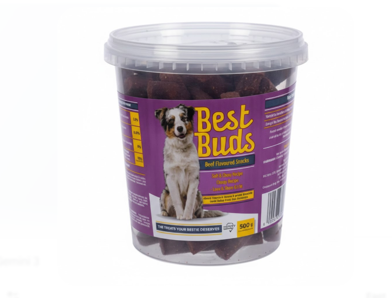 Best Buds - Beef Dog Treats 500g