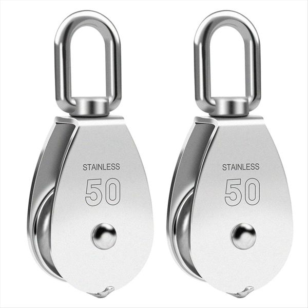 M50 Single Pulley Snatch Block Lifting Crane Heavy Duty Swivel Hook