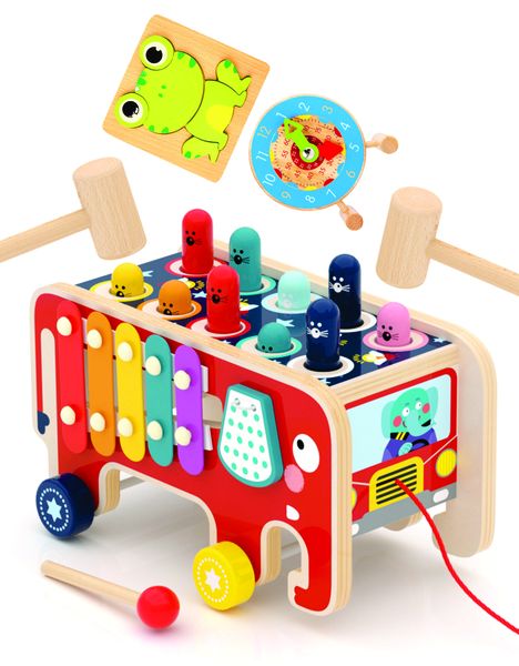 Kindergarten Wooden Hammering &amp; Stomping Educational Toys for Toddlers