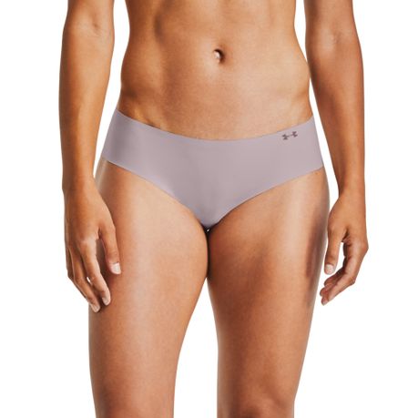 Under Armour Women's UA Pure Stretch Print Thongs 3-Pack Underwear