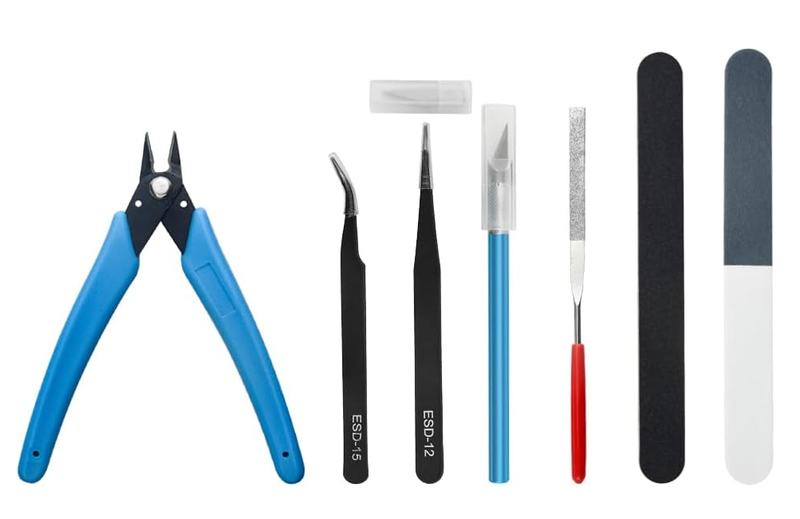 Model Tools Kit Modeler Basic Tools Craft Set Gundam Model Kits Tools - 8 Pieces