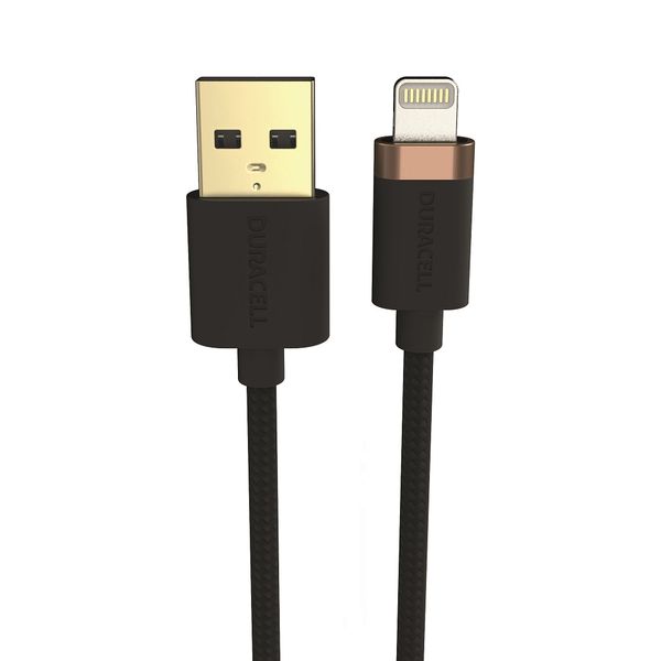 2m Toughened USB-A to Lightning Cable - Duracell